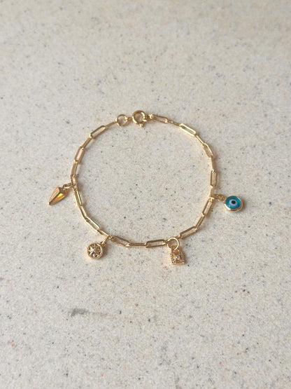 Evil eye Charm Bracelet