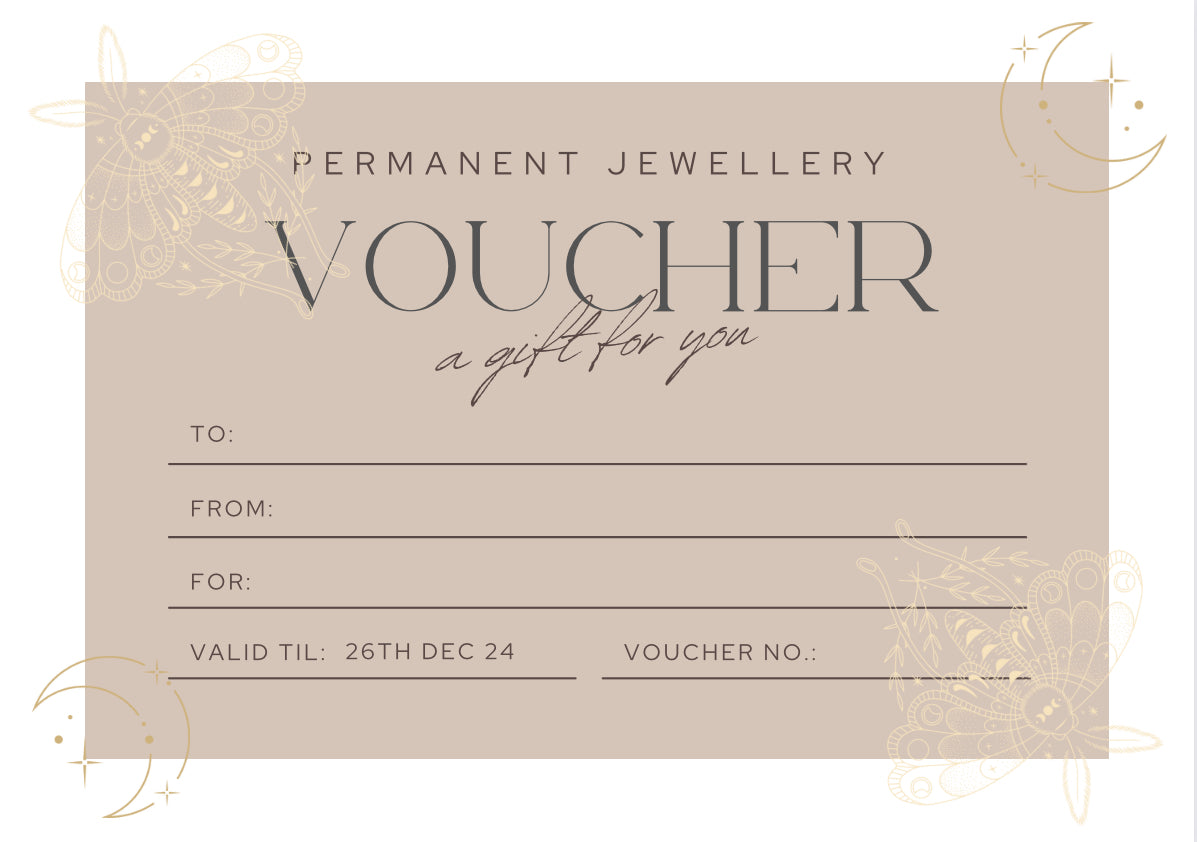 Permanent Jewellery Gift Voucher